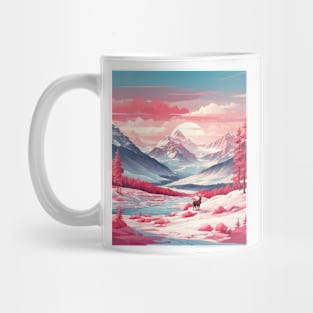 Canada Valentine's Day Vintage Retro Outdoors 2 Mug